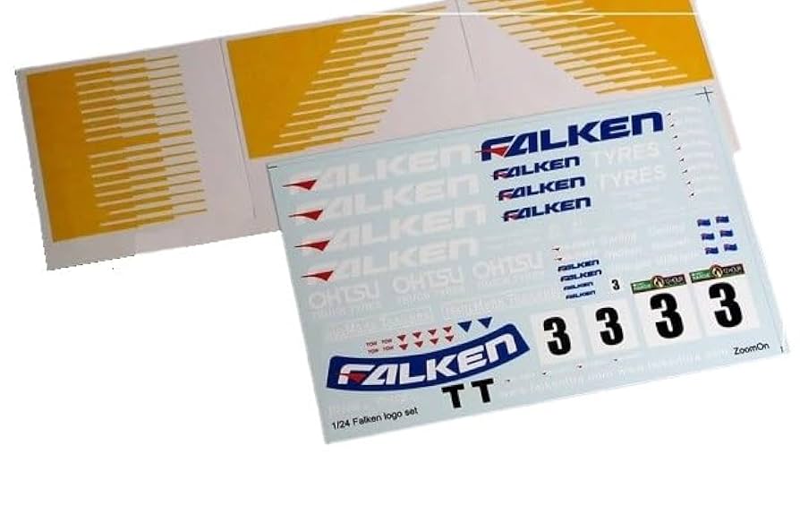 Amazon | ZoomOn ZD151 1/24 ファルケン ロゴ セット