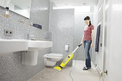 Image of Karcher FC 5 Cordless Hard Floor Cleaner - Electric and Cordless Floor Cleaner for 60 m - Effortless One-Time Cleaning
