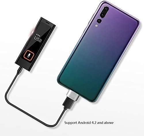 Grabadora digital activada por voz - Micrófono sensible, reducción automática de ruido, USB pequeño y portátil, 8G, grabadora de voz multifunción Reducción de ruido de largo alcance Grabación