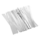 A ABSOPRO Reine Nickelstreifen 0,15x6x100mm für 18650 Batterien (Set aus 100 Stück)