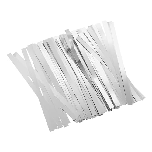 A ABSOPRO Reine Nickelstreifen 0,15x6x100mm für 18650 Batterien (Set aus 100 Stück)