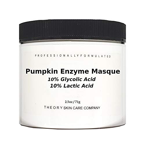 Pumpkin Enzyme Masque, Mask, with 20% Glycolic Acid, 20% Lactic Acid Professionally Formulated
