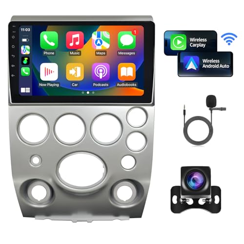 Car Radio for Infiniti QX56 2003-2009 Stereo Replacement Upgrade with Apple Carplay Android Auto 9 inch IPS 1920 * 1200 UHD Touch Screen with Bluetooth 4G WiFi DSP GPS Navigation FM/RDS Backup Camera