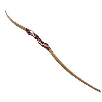 Amazon.co.jp: MILAEM25～55LBS アーチェリーロングボウ 木製