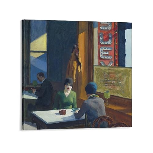 Edward Hopper Gh[hEzbp[sChop Sueyt |X^[  LoXEH[A[g  |X^[ ŉ Ǐ ǂ̊G Ǌ| z[A[g[N12x12inch(30x30cm)