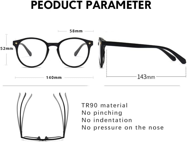 Magnetic 5Pcs Clip-On Sunglasses Set for Men and Women – Polarized UV Protection Eyewear & Magnetic Eyeglasses Frames for Night Driving & Everyday Comfort - Image 4