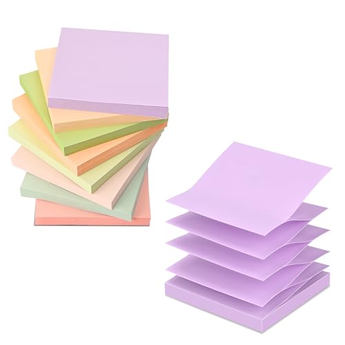 Notes adhésives pop up Morandi papier bloc de 640 feuilles autocollantes pour bureau et maison