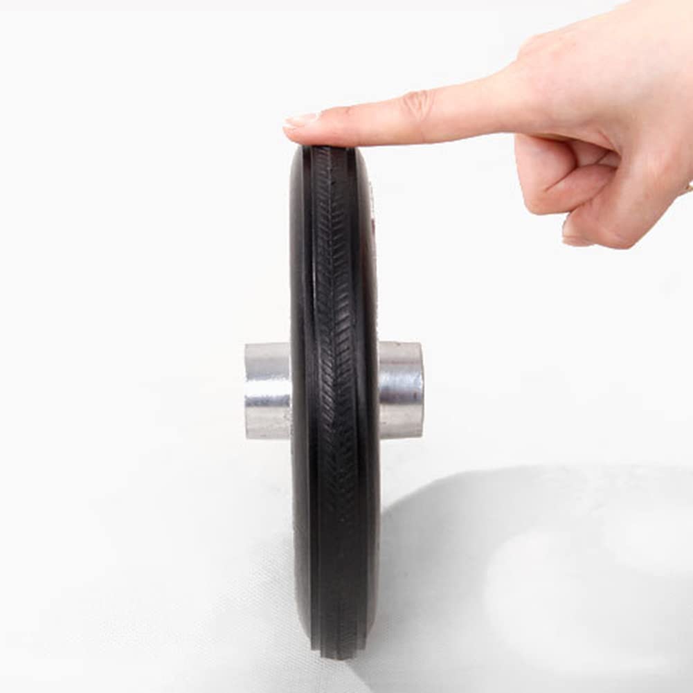 NGD 7 Pulgadas Ruedas Delanteras para Sillas de Ruedas No Inflables,con Cojinete de 5/16 "(8 mm),Buje de 2-3/8" (60 mm) de Ancho,Paquete de 2 Rueda de Goma Antideslizante