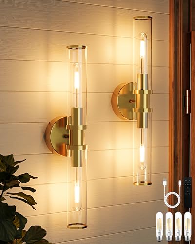Rayogale Wireless Wall Sconce Set of 2