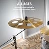 Meinl Cymbals HCS Trash Crash Cymbal 16 inch (Video) with holes for Drum Set (40,64cm) Traditional Finish Brass, Made In Germany (HCS16TRC) #4