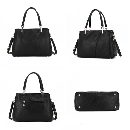 Image of Women's Purses Medium Top Handle Shoulder Hobo Tote Leather Handbag