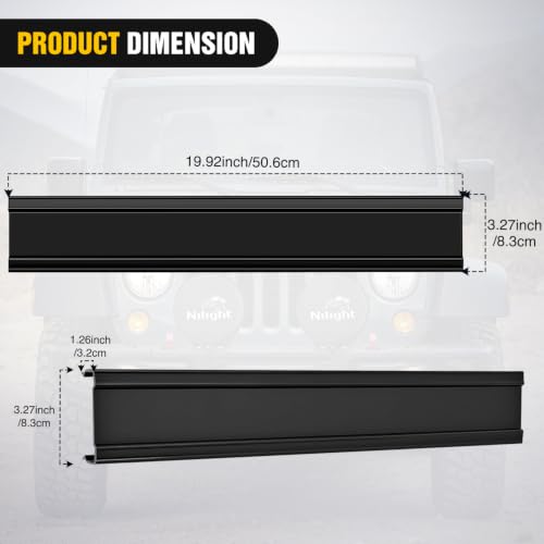 Image of Nilight 22 Inch Spot Flood Combo LED Light Bar Black Cover