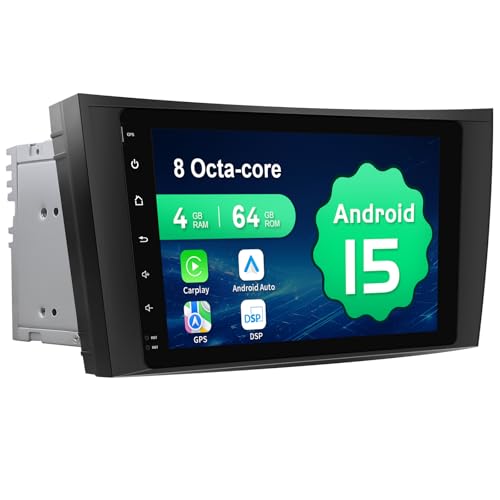 Autoradio Android 14 Mercedes w211 : navigation GPS et Bluetooth avec Canbus SWC