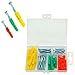 5pcs Masonry Drill Bits Set Concrete Brick Drywall Anchors Screws Assortment Kit