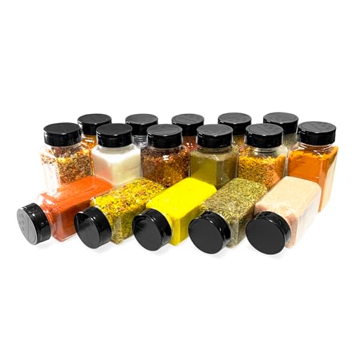 Kit 16 Pote Tempero e Condimentos 220ml Tampa Dosadora Dupla para...