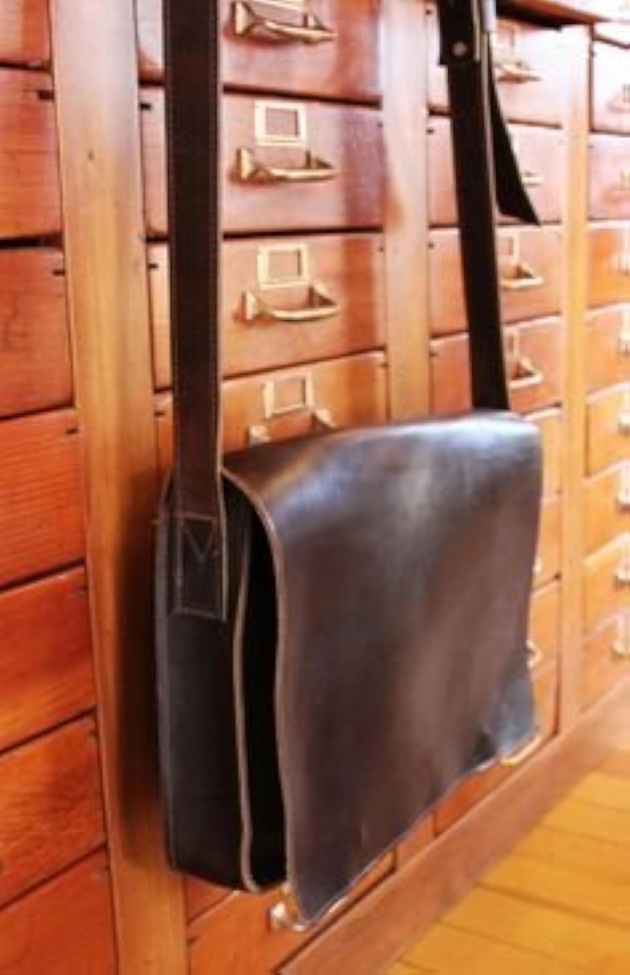 Original Leather Cross-Body Messenger Bag - 13"