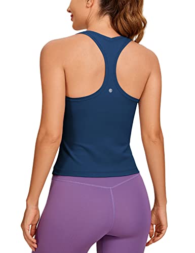 CRZ YOGA Regatas Femininas Para Treino Racerback, Sem Mangas, Camisetas Atléticas Para Ioga, Camisol