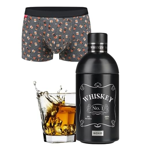 soxo Whisky Calzoncillos Hombre Boxer Algodon Boxers Deportivos Regalos Originales M
