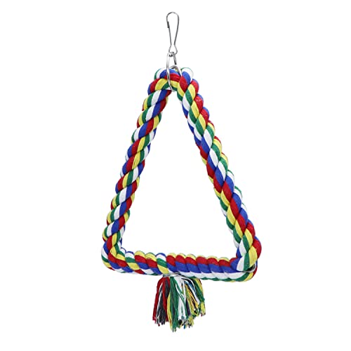 Wontee-Bird-Triangle-Rope-Swing-Colorful-Perch-Chewing-Toy-for-Parrots-Budgie-Parakeet-Cockatiel-Cockatoo-S
