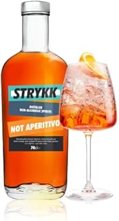 Strykk Not Aperitivo - Alcohol Free Aperitivo Alternative - Distilled Non-Alcoholic Spirit - Less Than 0.5% ABV 70cl, Orange