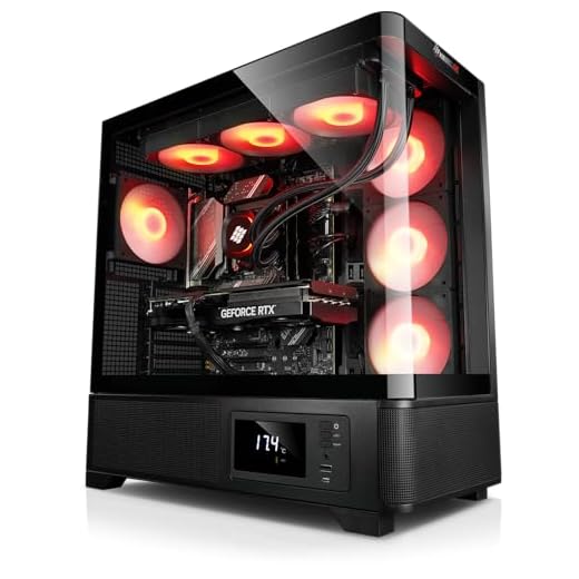 Kiebel Gaming PC Fortress 12 Intel Core i9-12900KF 16-Kerner, 64GB DDR5, NVIDIA RTX 4070 Super 12 GB, 2TB M.2 SSD, WLAN, Bluetooth, Windows 11 [186665]