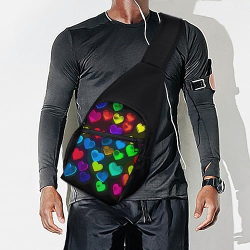 Mochila casual tipo sling para pecho y hombro miniatura 7