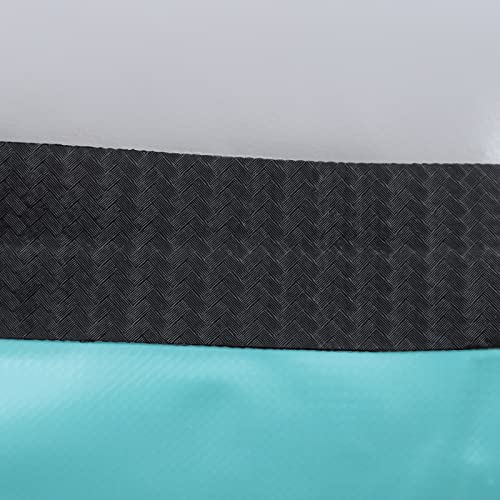 KIOPOWQ Opblaasbare gymnastiekmat, sportmat, ronde yogamat, fitnessmat, tumbling-mat, pilatesmat met luchtpomp, pvc… - Image 7