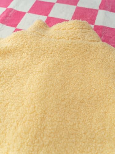 Teens Cute Bunny Embroidered Fuzzy Coat Women Kawaii Winter Fluffy Zip Up Fleece Lined Oversized Shaggy Jacket3