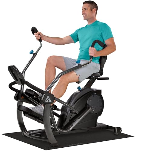 Teeter FreeStep LT1 - Recumbent Cross Trainer and Elliptical (LT1 + Mat Bundle)