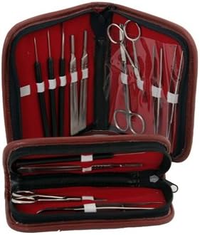 Optics Microscope Cutlery In Small Case