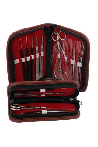 Optics Microscope Cutlery In Small Case