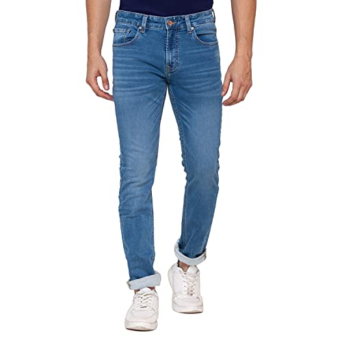 Image of Spykar Men's Rover Regular Fit Mid Rise Casual Jeans