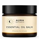 Aura Naturals Frankincense Balm for Pain Relief - with Olive Oil & Vitamin E, Fast-Absorbing Massage Balm - for Sore Muscles, Post-Workout Recovery & Skin Care (1pc)