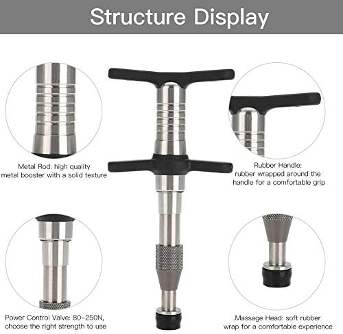 Activator Chiropractic Tool, Manual Chiropractic Spine Adjusting Corrector Tool, Portable Chiropractic Adjustment Correction Kit Spine Therapy Back Massage Tool