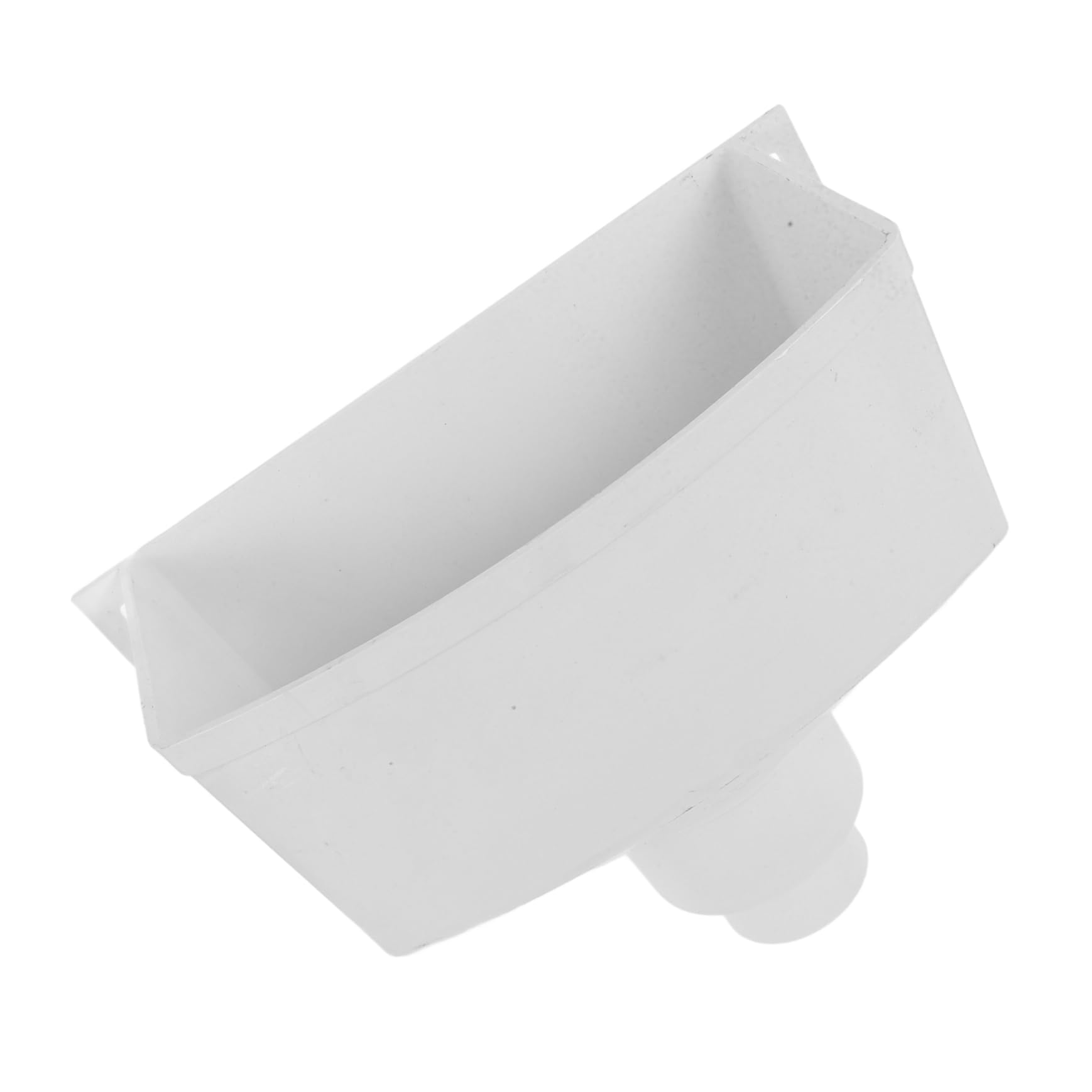 Adaptador de Canalón para Lluvia Pvc Blanco, Conector de Bajante 75/110