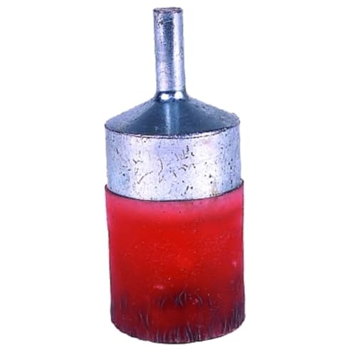 Image of Weiler 35345 3 /4 inch Polyflex Encapsulated Crimped Wire End Brush, .0104 inch Steel Fill, Made in the USA (Pack of 10)
