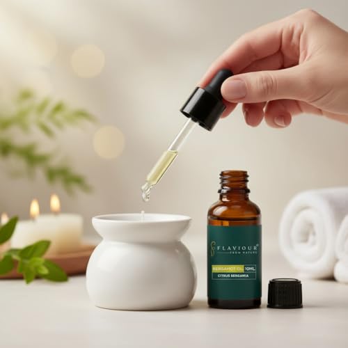 Aceite esencial de bergamota 10ml puro y natural miniatura 6