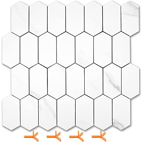 Azulejos de mármol autoadhesivos Vamos Tile Cover