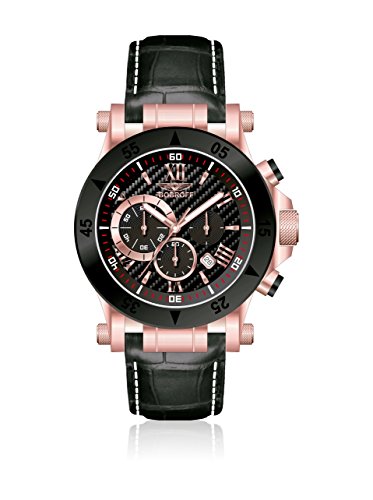 Montre homme Bobroff BF1001M15 automatique en acier inoxydable avec cadran noir