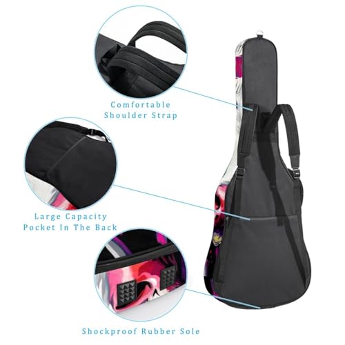 JRHEJTFZ Housse pour guitare acoustique de 1,9 cm d’épaisseur – Imperméable – Durable et élégant – Motif cerf mignon, Multicolore 4., 42.9×16.9×4.7 in, Motif imprimé tendance - Les Beatles, Paul McCartney, John Lennon, RIngo Starr, George Harrison JRHEJTFZ Housse pour guitare acoustique de 1,9 cm d'épaisseur - Imperméable - Durable et élégant - Motif cerf mignon, Multicolore 4., 42.9x16.9x4.7 in, Motif imprimé tendance – Image 4