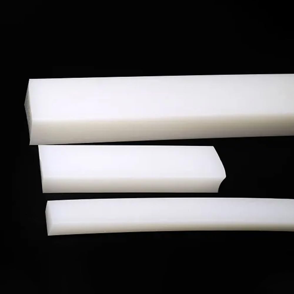 Tira de Sellado de Silicona， Tira de Sellado Cuadrada de Silicona de 10 metros/33 pies, Tira de Sellado de Goma de Silicona sólida Resistente a Altas temperaturas, burlete(18 * 18mm)