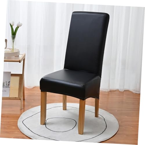 Housse de chaise similicuir imperméable lavable protectrice