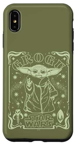 Coque iPhone XS Max Mandalorian Grogu verte pour un style geek chic