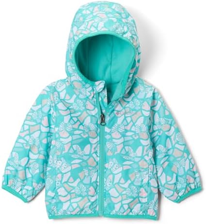 Columbia Baby Mini Pixel Grabber III Wind Jacket, Dolphin Fly High, 3-6 Months