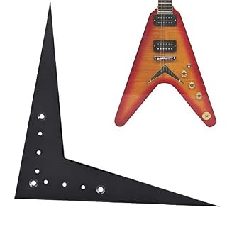 Bnineteenteam Accessoire d’instrument de cordier en Forme de V de Guitare électrique à 6 Cordes, Noir ou Argent - Les Beatles, Paul McCartney, John Lennon, RIngo Starr, George Harrison Bnineteenteam Accessoire d'instrument de cordier en Forme de V de Guitare électrique à 6 Cordes, Noir ou Argent – Image 5