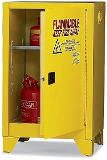 Eagle Safety Cabinet for Flammable Liquids, 1 Door Manual Close, 12 Gallon, 39