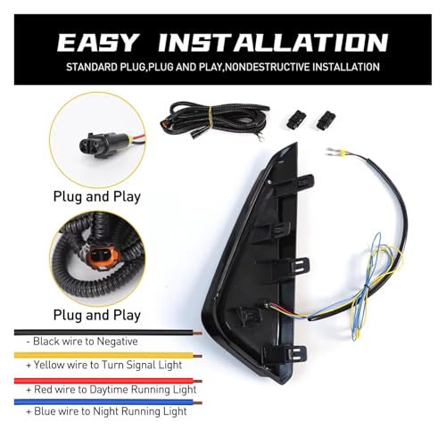 Phare avant pour Nissan Sentra Sylphy feux de jour LED pour trajets de nuit en sécurité