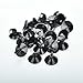 Sunshade 24Pcs Window Shades - Suction Cups for Car, Windshield, Kitchen, Bathroom (Black)