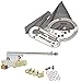 American Shifter 344300 Shifter Kit (6" E Brake Cable Clamp Trim Kit 4L60E For C8620)
