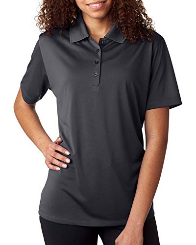 UltraClub 8610L Ladies Performance Polo - Charcoal - 3XL at Amazon